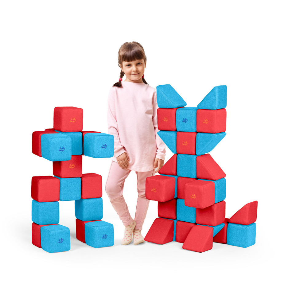 Jollyheap Magnetic blocks 50 pieces-2 shapes