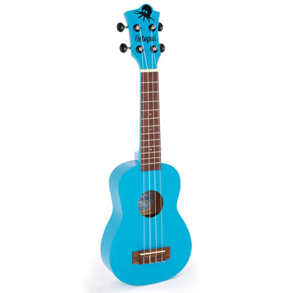Octopus Academy Soprano Ukulele - Light Blue